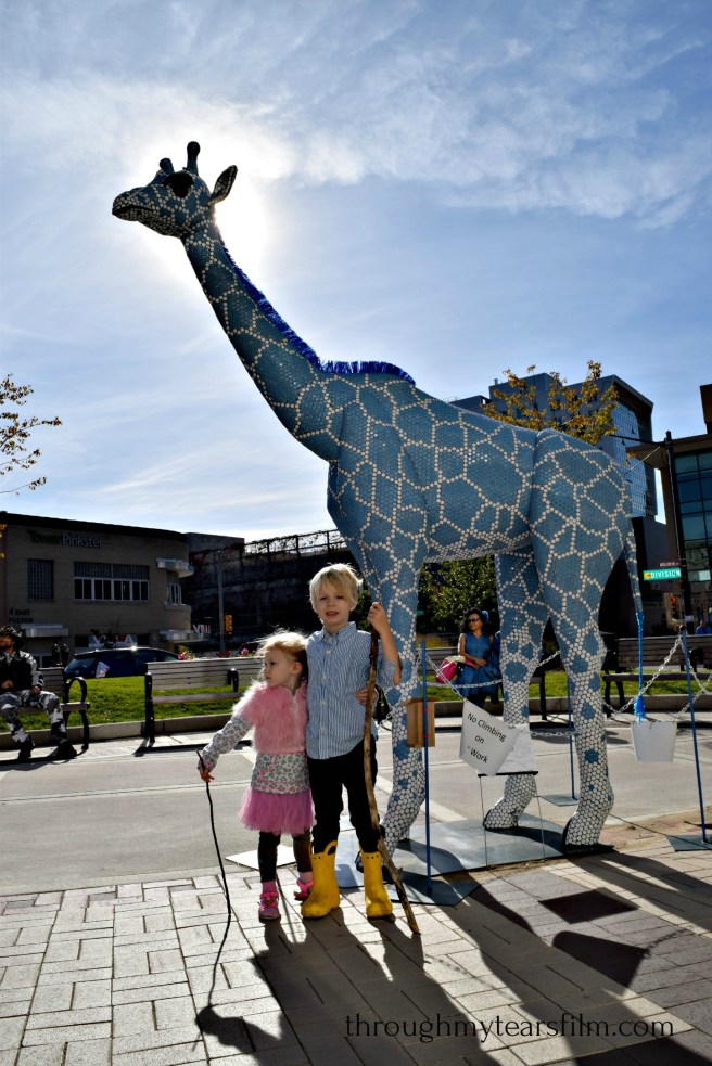 Isaac with his little sister with his little sister