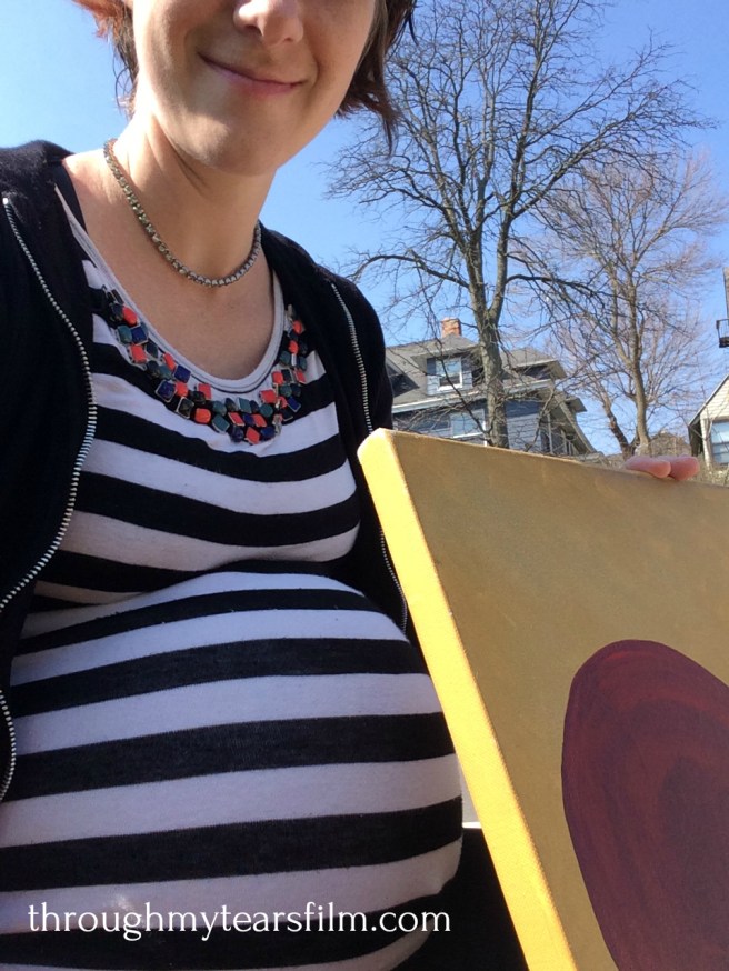 40 Weeks Pregnant Praying for Life